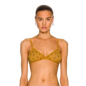 Saint Laurent Logo Bra NWT